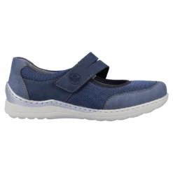 Rieker 48953-14 Jeans Combo Mary Jane Shoe (Women's) -Johns Runwalk Shop 4895314 12