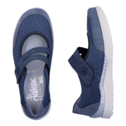 Rieker 48953-14 Jeans Combo Mary Jane Shoe (Women's) -Johns Runwalk Shop 4895314 9