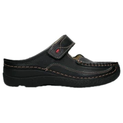 Wolky Roll Slipper Black (Women's)