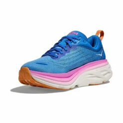 Hoka One One Hoka Bondi 8 Running Shoe Coastal Sky/All Aboard (Women's) -Johns Runwalk Shop BONDI8CSAA 3