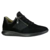 Hartjes Breeze Shoe Black Nubuck Velour (Women's) -Johns Runwalk Shop BlDots