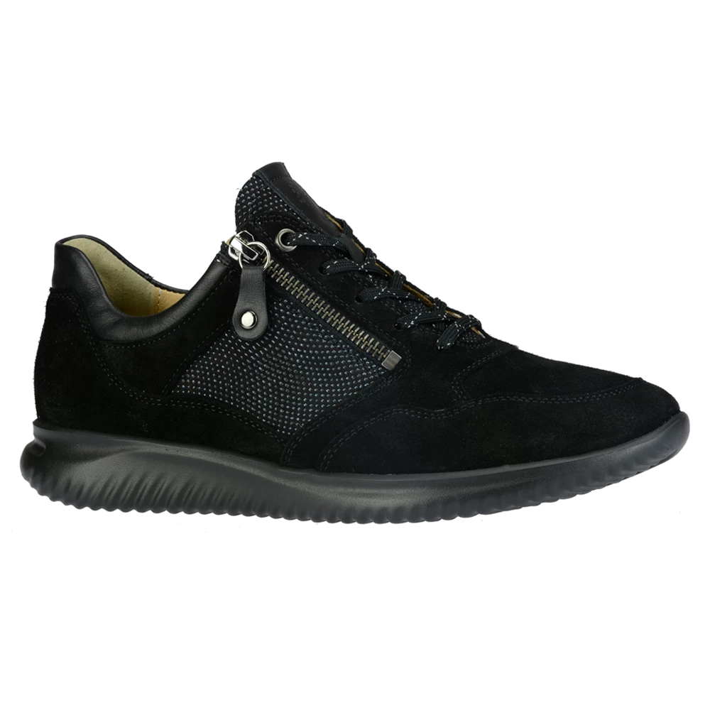 Hartjes Breeze Shoe Black Nubuck Velour (Women's) 3 Hartjes Breeze Shoe Black Nubuck Velour (Women's)