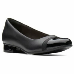 Clarks Juliet Monte Slip-On Black Leather (Women's)