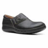 Clarks Un Loop Ave Slip-On Black Leather (Women's) -Johns Runwalk Shop Blk 2 77d9eb18 3437 458f a731 f19cf5ad9d3f