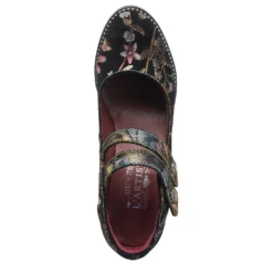 L'Artiste By Spring Step Showy Mary Jane Pump Black Multi (Women's) -Johns Runwalk Shop Blk 3 34e2dec8 4dac 491e af10 bb3c44cea4c3