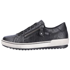 Remonte D0700 Maditta 00 Sneaker Black Leather (Women's) -Johns Runwalk Shop Blk 5 efb96c1a 6631 464f ab83 e49bad37234c