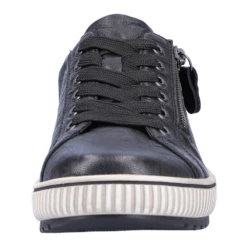 Remonte D0700 Maditta 00 Sneaker Black Leather (Women's) -Johns Runwalk Shop Blk 6 aaadcb4b 48f5 43e5 916c 14b5bf99c15b