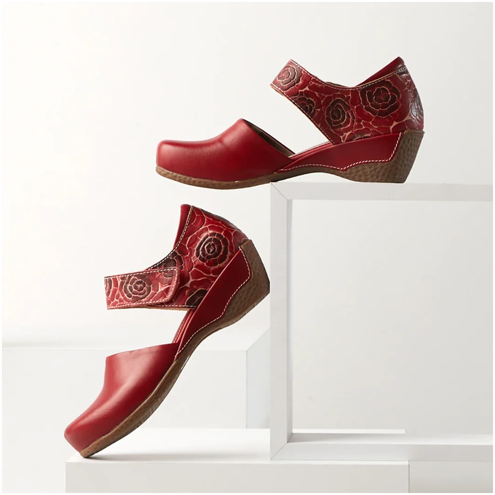 L'Artiste By Spring Step Gloss-Pansy Red Leather Mary Jane (Women's) 10 L'Artiste By Spring Step Gloss-Pansy Red Leather Mary Jane (Women's) - Image 8
