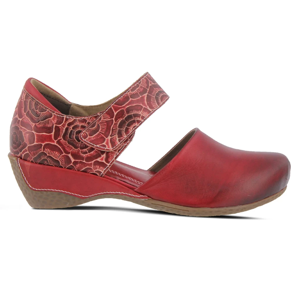 L'Artiste By Spring Step Gloss-Pansy Red Leather Mary Jane (Women's) 4 L'Artiste By Spring Step Gloss-Pansy Red Leather Mary Jane (Women's) - Image 2
