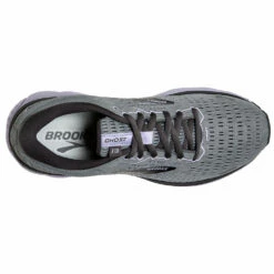 BROOKS Women's Ghost 13 Grey/Pearl/Purple -Johns Runwalk Shop GreyPearl 4