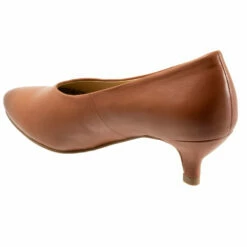 Trotters Kimber Kitten Heel Luggage Leather (Women's) -Johns Runwalk Shop Lugg 2