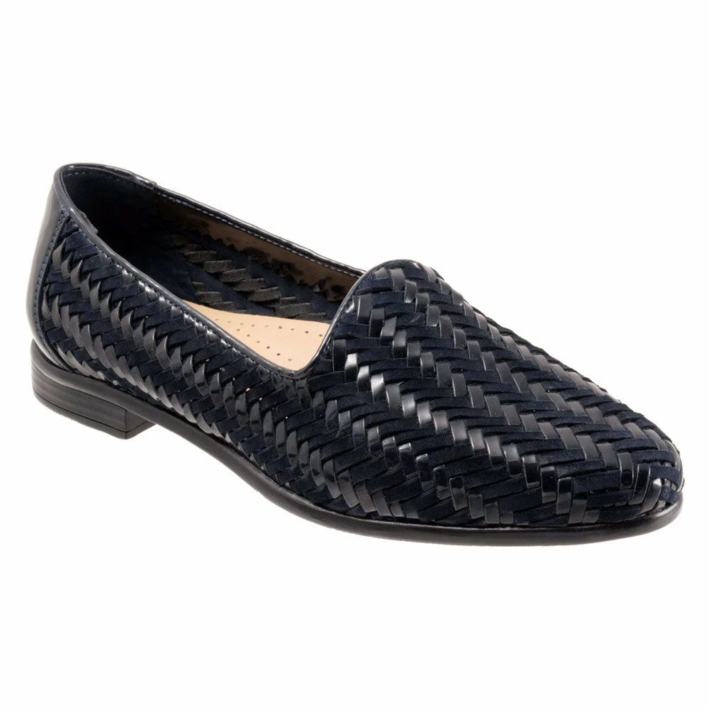 Trotters Liz III Slip-On Navy/Navy Patent (Women's) 3 Trotters Liz III Slip-On Navy/Navy Patent (Women's)