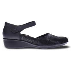Revere Osaka Black Lizard Mary Jane Shoe (Women's) 9 Revere Osaka Black Lizard Mary Jane Shoe (Women's) -Johns Runwalk Shop OSAKABLACKL 3