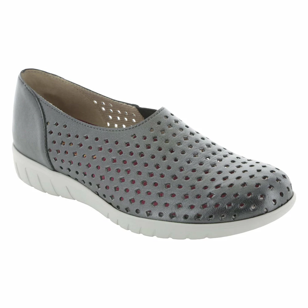 Munro Skipper Black Metal Leather (Women's) 3 Munro Skipper Black Metal Leather (Women's)