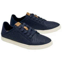 OluKai Pehuea Lī Mesh Lace-Up Sneaker Trench Blue (Women's) 9 OluKai Pehuea Lī Mesh Lace-Up Sneaker Trench Blue (Women's) -Johns Runwalk Shop TieBlu 3