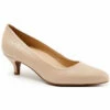 Trotters Kiera Heel Nude Leather (Women's) -Johns Runwalk Shop Trot.Kie .1