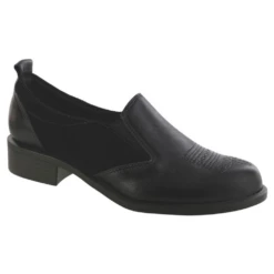 SAS Saddle Black Buttersoft Leather Shoe (Women's)