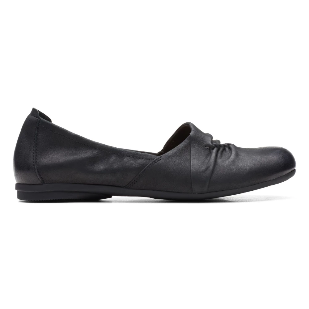 Clarks Rena Way Black Leather Slip-On (Women's) 4 Clarks Rena Way Black Leather Slip-On (Women's) - Image 2