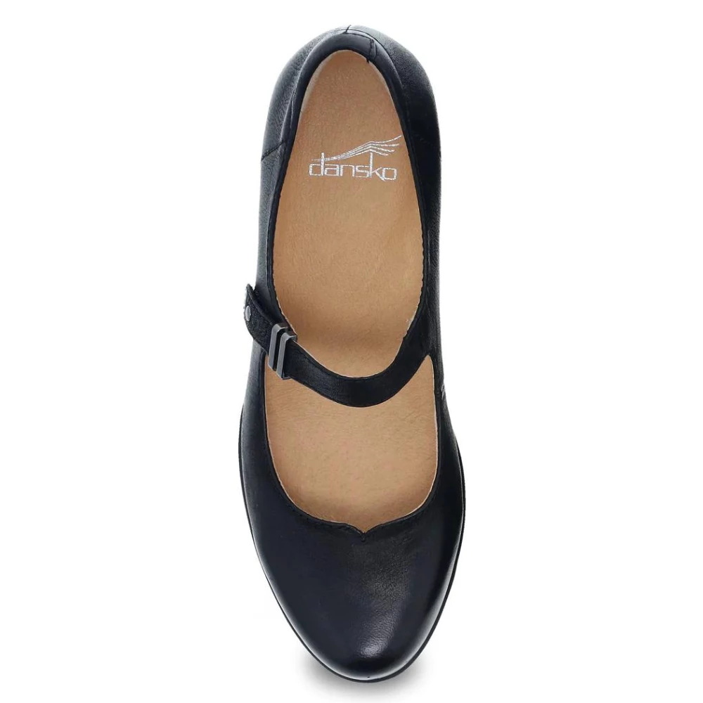 Dansko Callista Black Burnished Nubuck Mary Jane (Women's) 5 Dansko Callista Black Burnished Nubuck Mary Jane (Women's) - Image 3