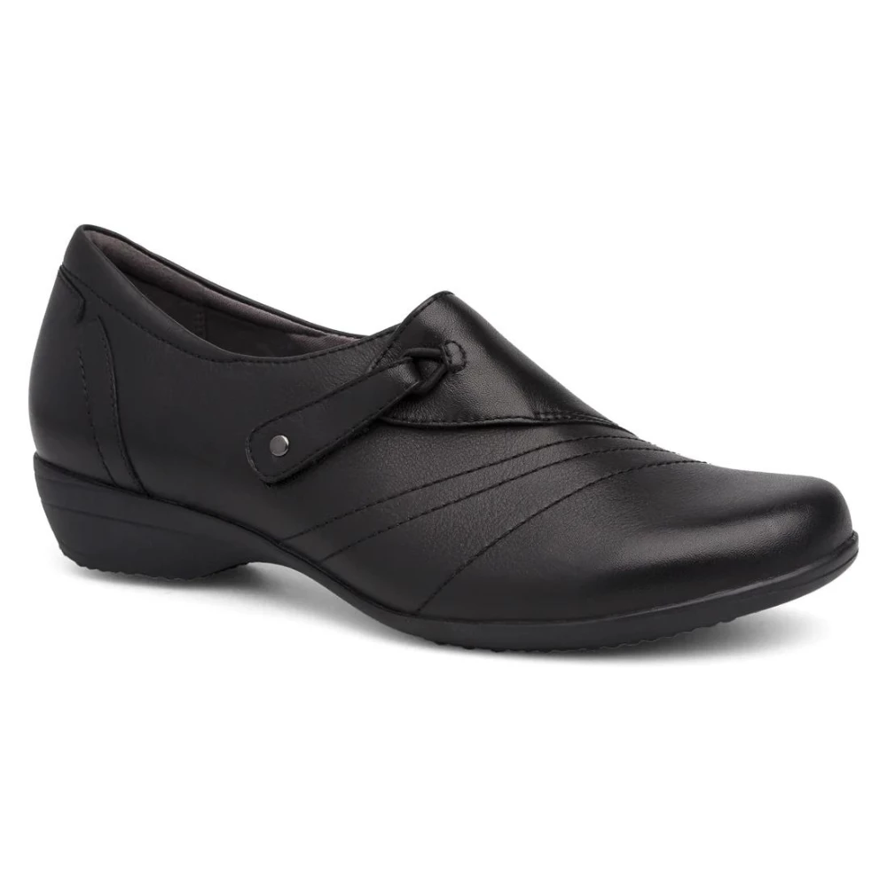 Dansko Franny Wide Black Milled Nappa Leather Slip-On (Women's) 3 Dansko Franny Wide Black Milled Nappa Leather Slip-On (Women's)