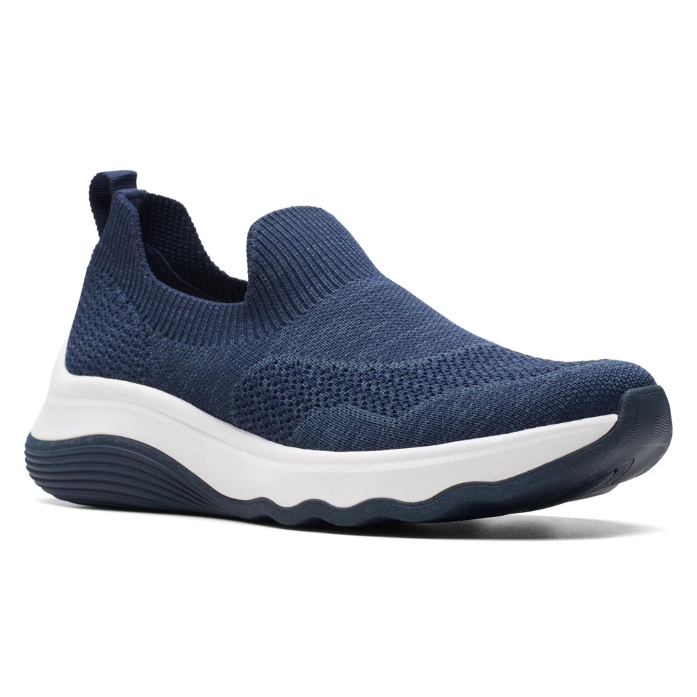 Clarks Circuit Path Navy Slip-On (Women's) 3 Clarks Circuit Path Navy Slip-On (Women's)
