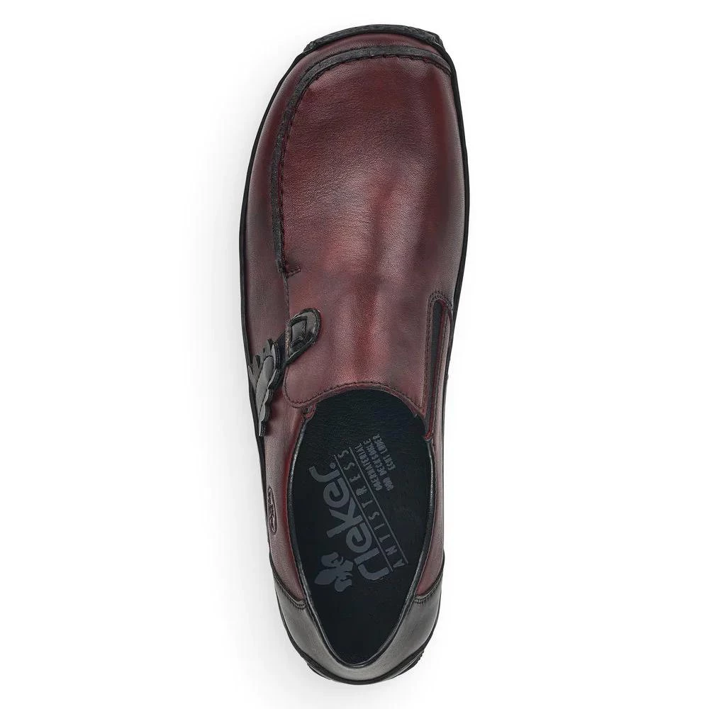 Rieker L1759 Burgundy Leather Slip-On (Women's) 8 Rieker L1759 Burgundy Leather Slip-On (Women's) - Image 6