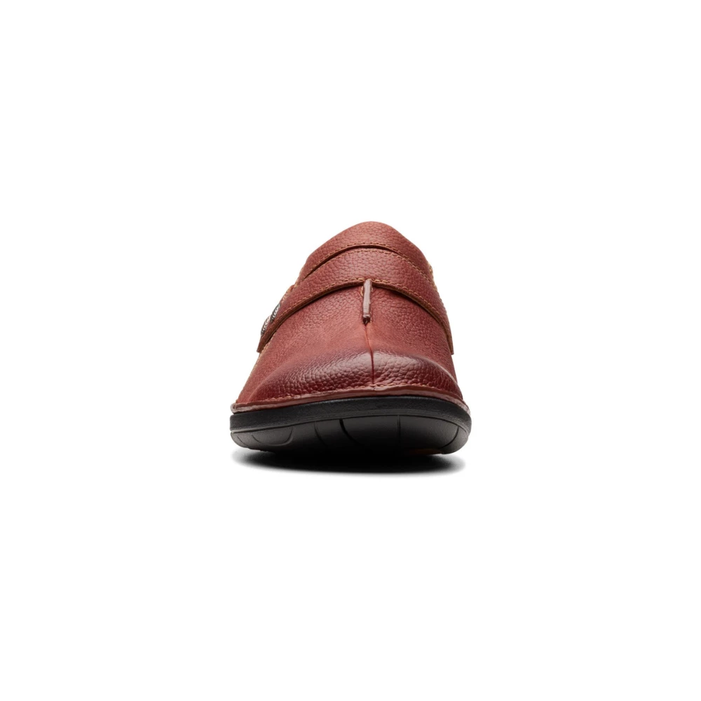 Clarks Un Loop Ease Chestnut Leather Mule (Women's) 7 Clarks Un Loop Ease Chestnut Leather Mule (Women's) - Image 5