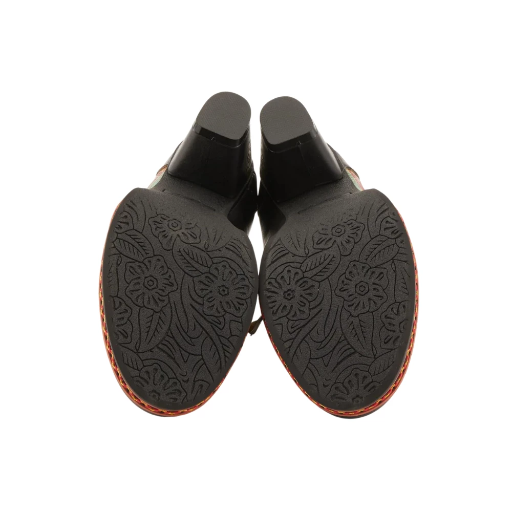 L`Artiste By Spring Step Zami Black Leather Shoes (Women's) 6 L`Artiste By Spring Step Zami Black Leather Shoes (Women's) - Image 4