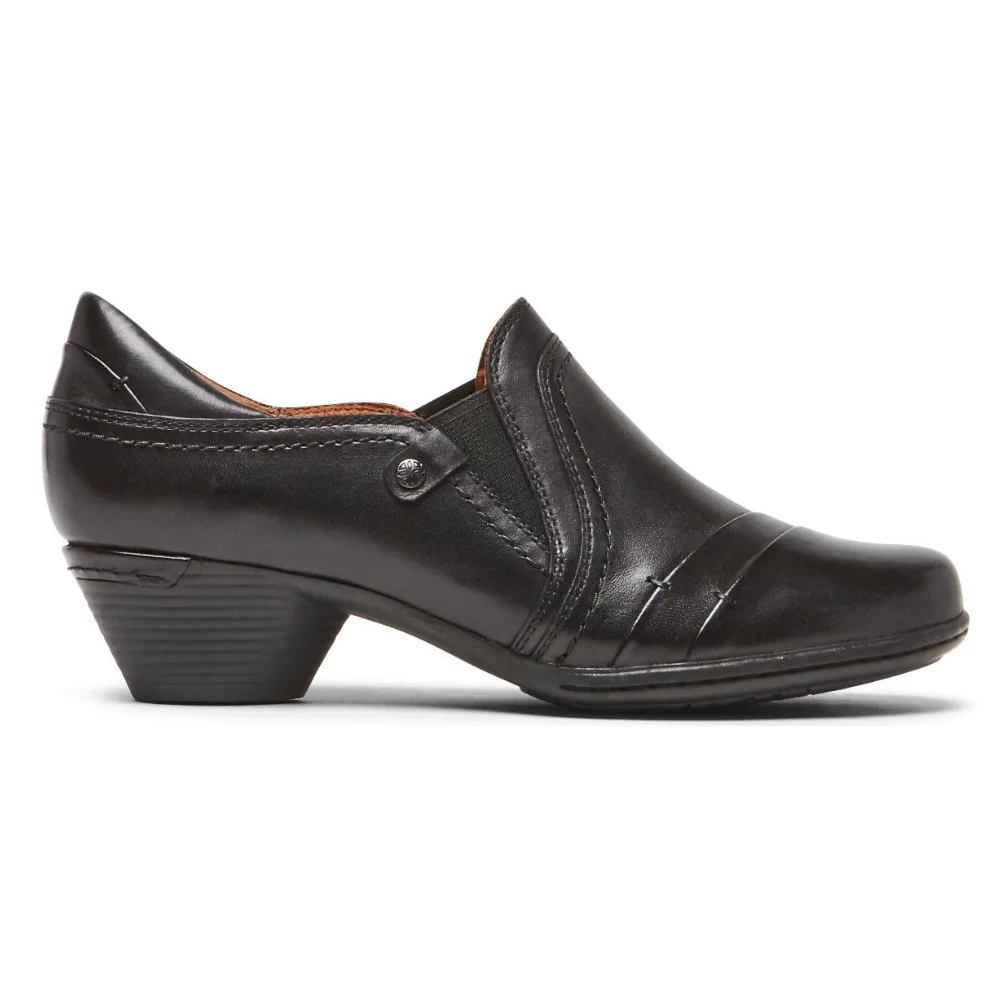 Cobb Hill Laurel Black Leather Slip-On (Women's) 4 Cobb Hill Laurel Black Leather Slip-On (Women's) - Image 2