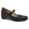 Dansko Callista Black Burnished Nubuck Mary Jane (Women's)