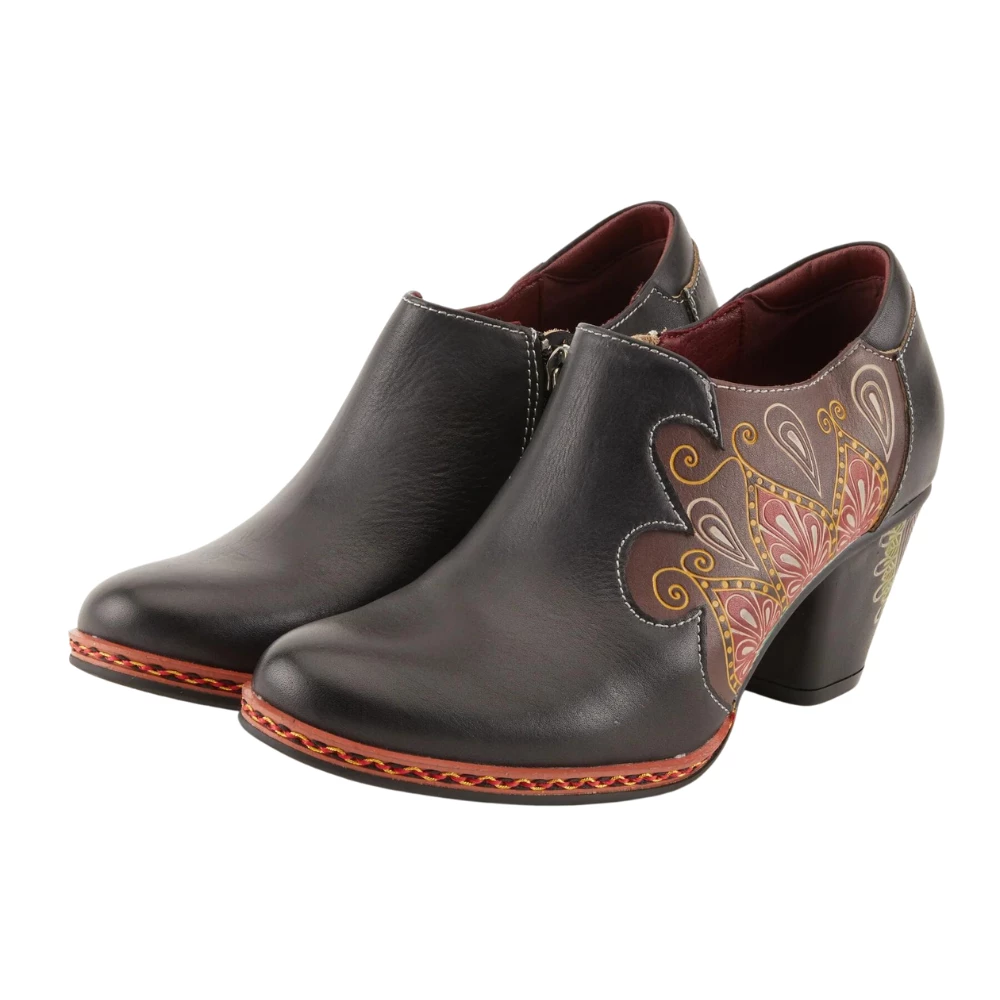 L`Artiste By Spring Step Zami Black Leather Shoes (Women's) 4 L`Artiste By Spring Step Zami Black Leather Shoes (Women's) - Image 2