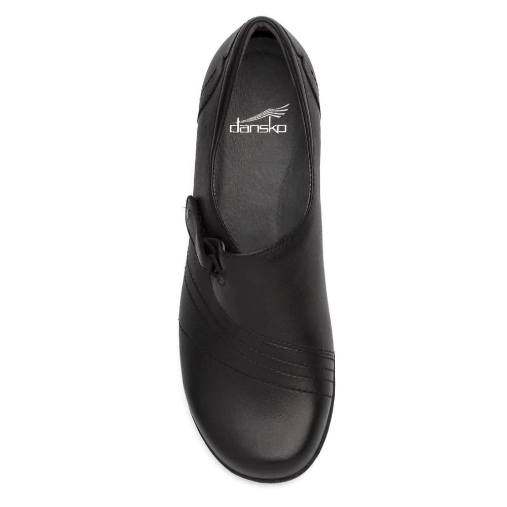 Dansko Franny Wide Black Milled Nappa Leather Slip-On (Women's) 8 Dansko Franny Wide Black Milled Nappa Leather Slip-On (Women's) - Image 6