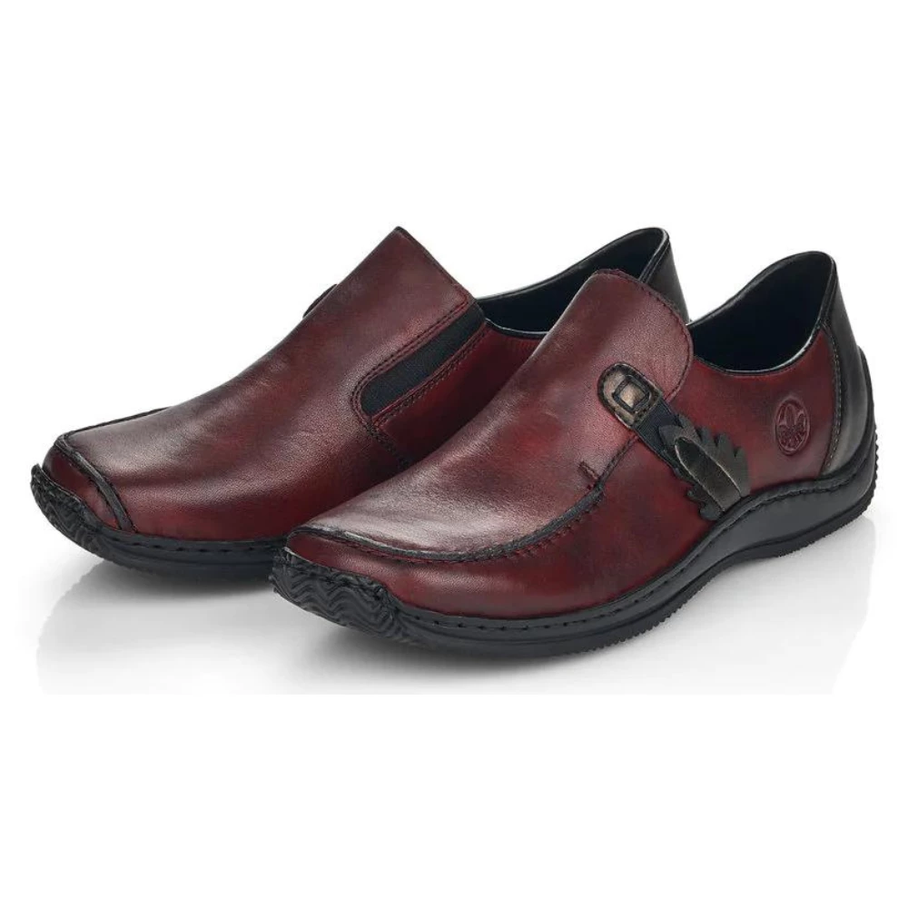 Rieker L1759 Burgundy Leather Slip-On (Women's) 3 Rieker L1759 Burgundy Leather Slip-On (Women's)
