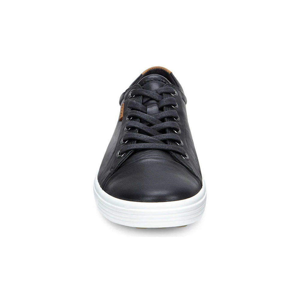 Ecco Soft 7 Black Leather Sneaker (Women's) 6 Ecco Soft 7 Black Leather Sneaker (Women's) - Image 4