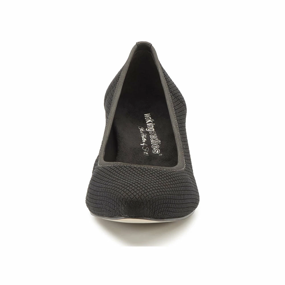 Walking Cradles Izzy Black Textured Stretch Fabric (Women's) 6 Walking Cradles Izzy Black Textured Stretch Fabric (Women's) - Image 4