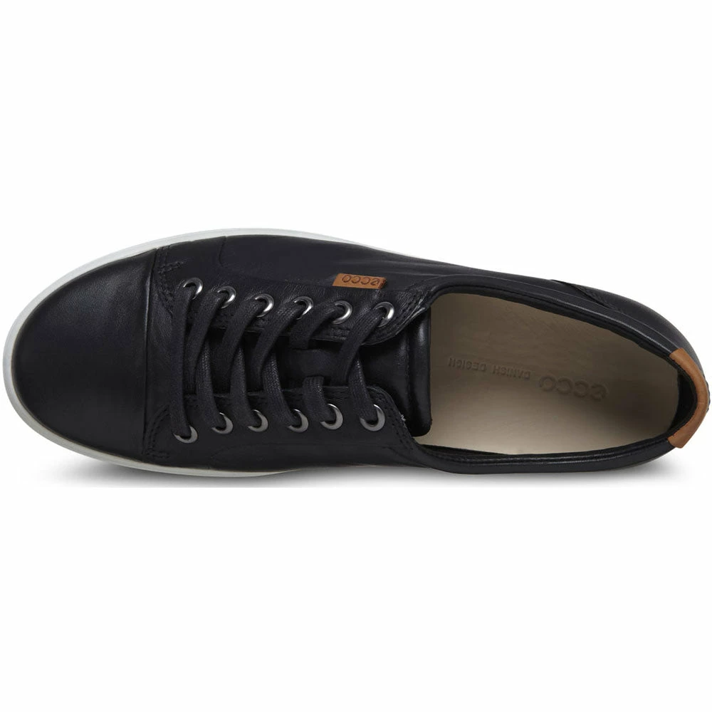 Ecco Soft 7 Black Leather Sneaker (Women's) 8 Ecco Soft 7 Black Leather Sneaker (Women's) - Image 6