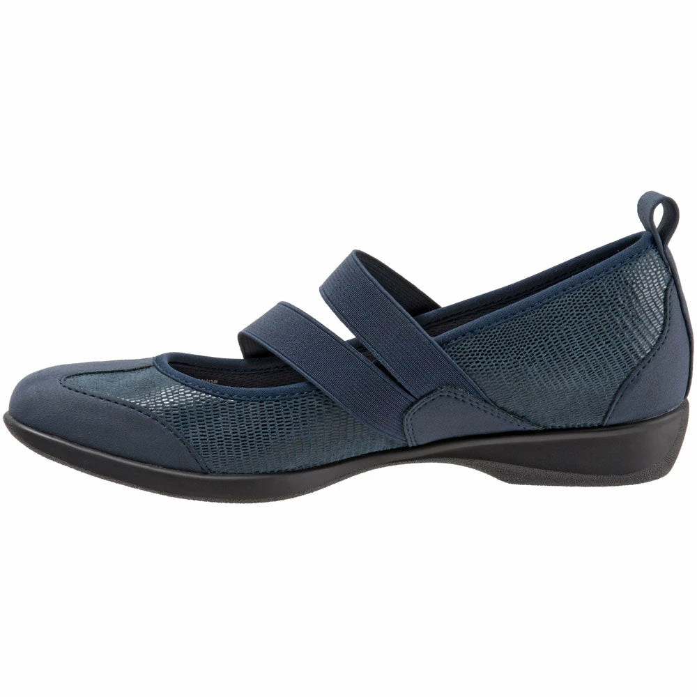 Trotters Josie Dark Blue Lizard Leather (Women's) 4 Trotters Josie Dark Blue Lizard Leather (Women's) - Image 2