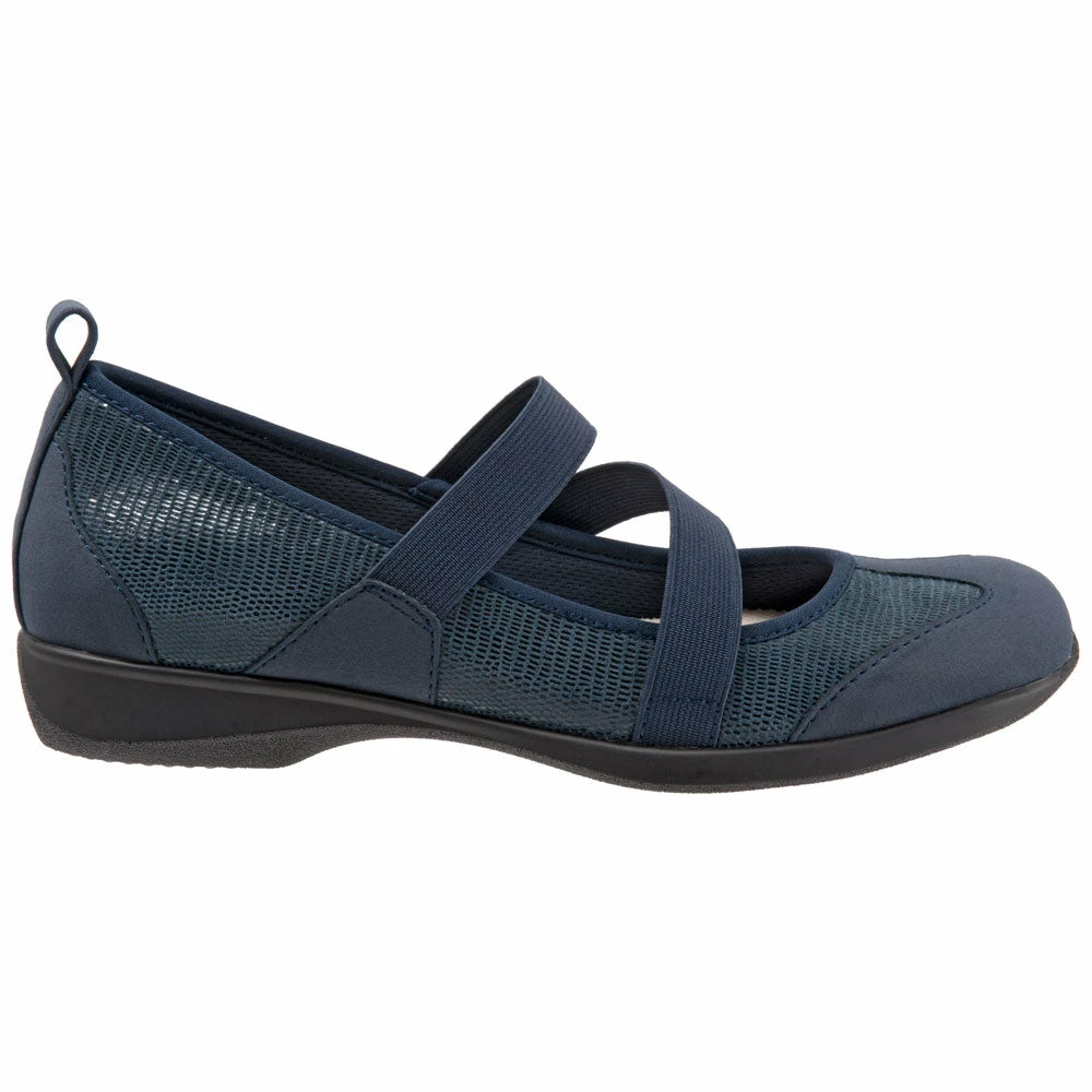 Trotters Josie Dark Blue Lizard Leather (Women's) 5 Trotters Josie Dark Blue Lizard Leather (Women's) - Image 3