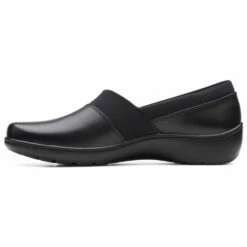 Clarks Cora Heather Black Combo (Women's) -Johns Runwalk Shop heather4