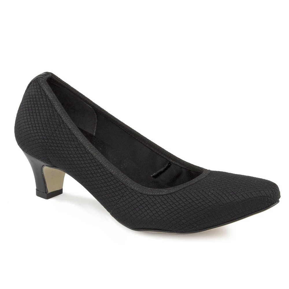 Walking Cradles Izzy Black Textured Stretch Fabric (Women's) 3 Walking Cradles Izzy Black Textured Stretch Fabric (Women's)