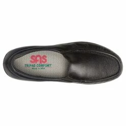 SAS Twin Loafer Black Leather (Women's) -Johns Runwalk Shop pic2 680991d4 2362 40e5 ba8d 39278ed8c078