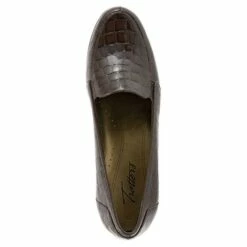 Trotters Gloria Dark Brown Croc (Women's) -Johns Runwalk Shop pic5 c1811528 693c 433f aca1 0846bff26a6b