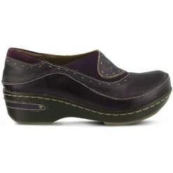 Spring Step Burbank Purple Leather (Women's) -Johns Runwalk Shop purple 3 6d7b4959 f7a5 49b6 a322 f998b4eb458f