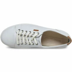 Ecco Soft 7 Sneaker White Leather (Women's) -Johns Runwalk Shop white 6 b19b8591 3254 4638 b7ab 99b99d07c079